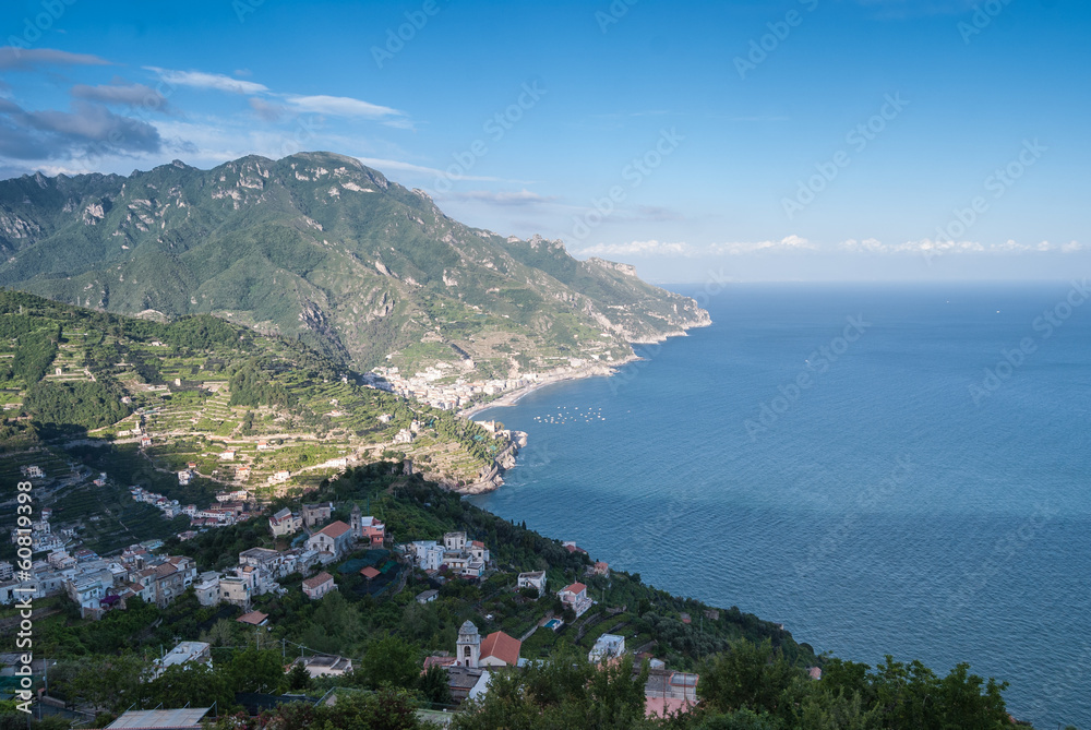 A Panoramic view of Positano. Italy