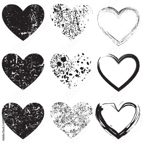 grunge hearts