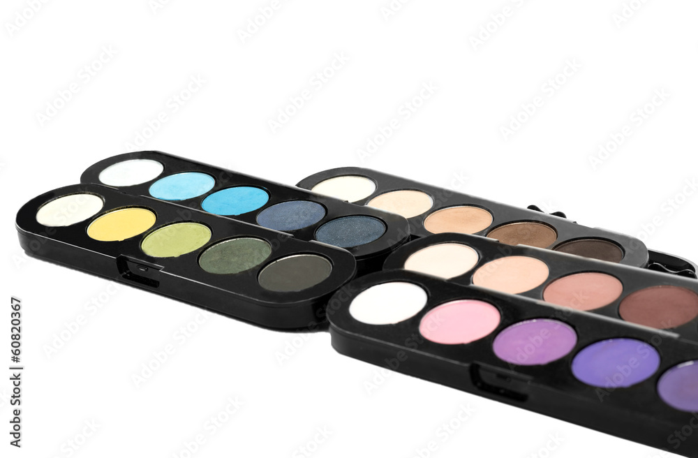 Isolated beautiful shadows for women Isolated beautiful shadows for women