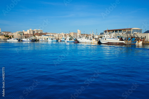 Fototapeta Naklejka Na Ścianę i Meble -  Santa Pola port marina in Alicante Spain