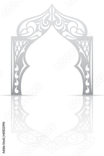 Abstract background with  arch in the Asian style