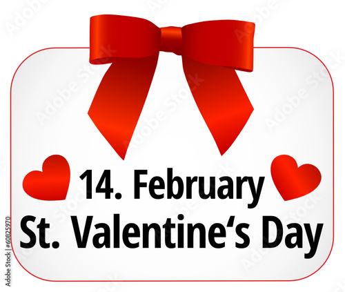 14. February Saint Valentine's Day