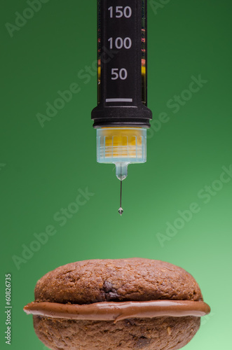 Insulin pen and cookie