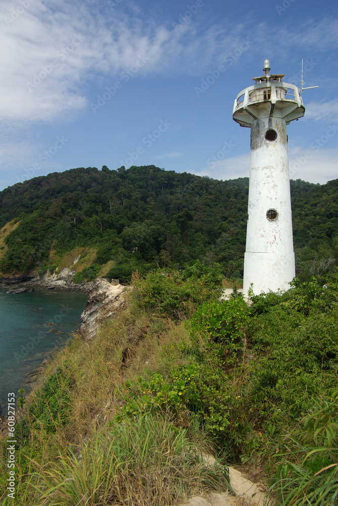 Lighthouse on the island of Koh Lanta, Thailand