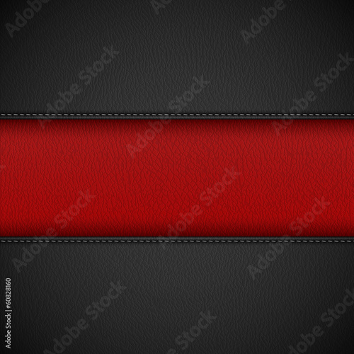 Abstract leather3d  label - eps10 vector