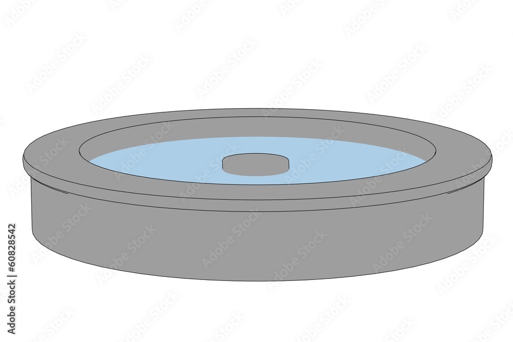 cartoon image of classic fountain cartoon image of classic fountain