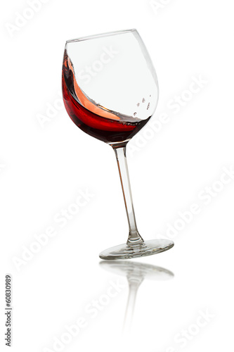 Swirl red wine