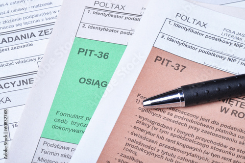 Polish tax forms