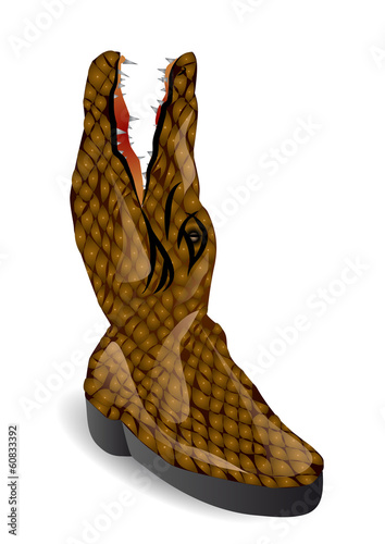 crocodile boot