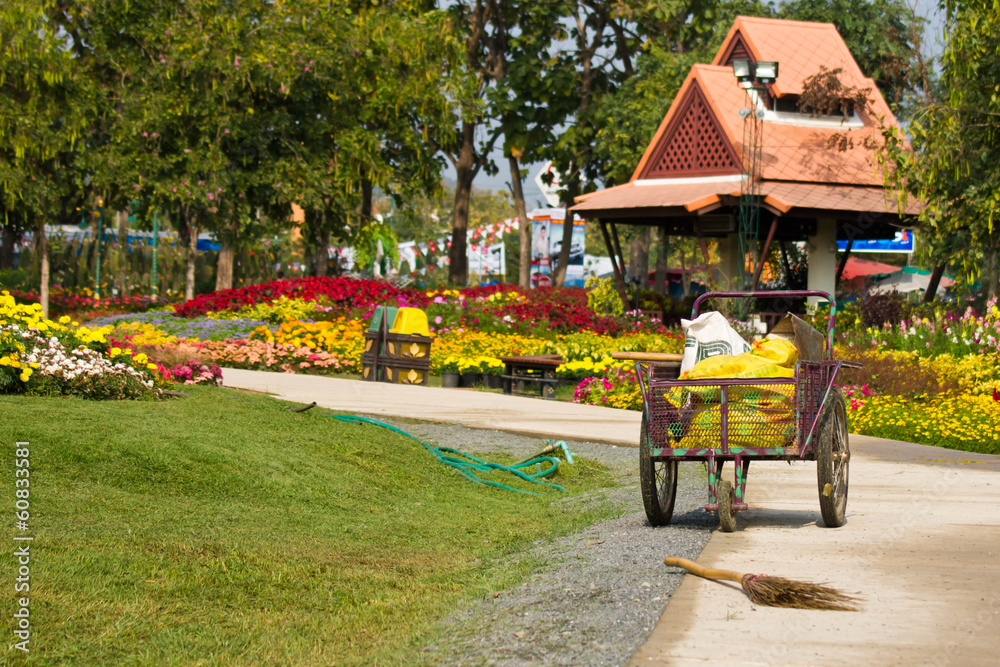Obraz premium Gardening Cart