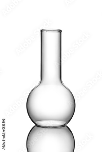 Empty chemistry flask