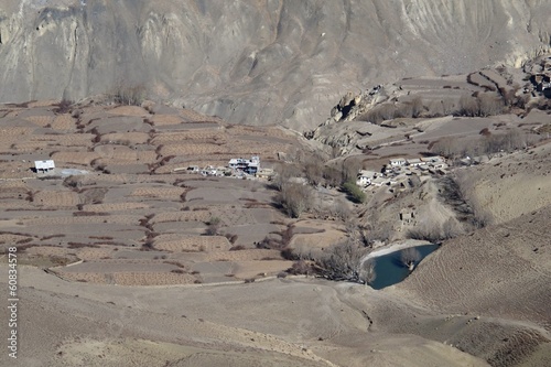 Dry fields in the Lower Mustang Region photo