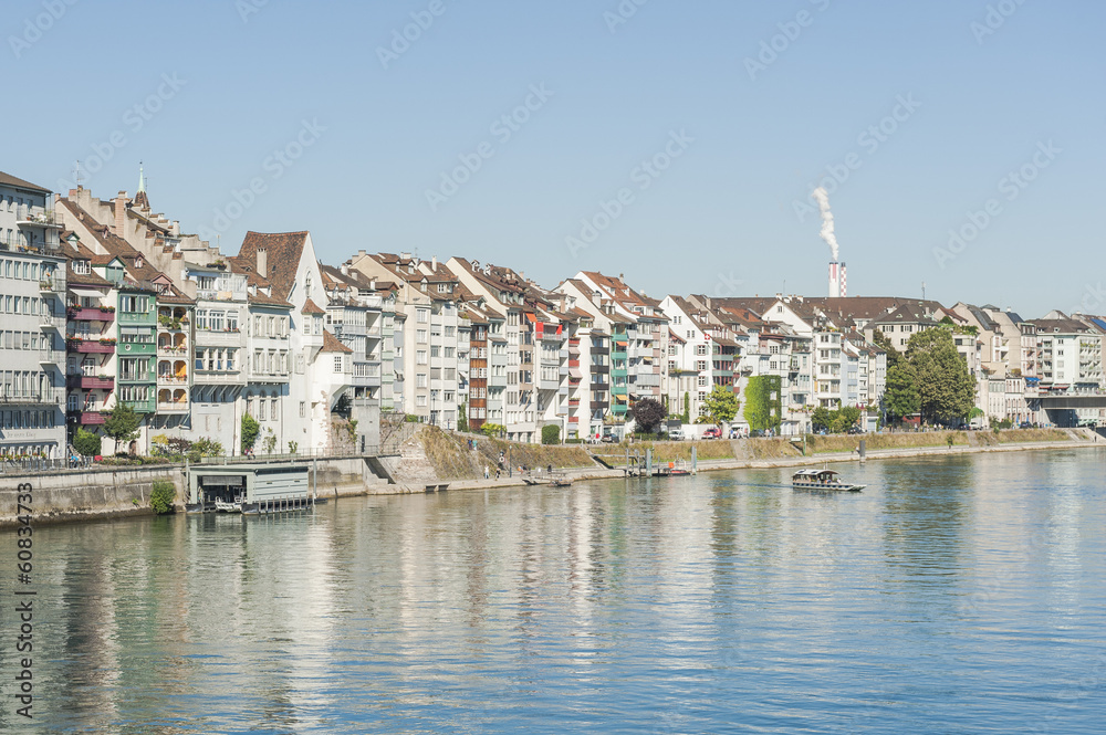 Basel, Altstadt, Grossbasel, Rhein, Rheinufer, Schweiz