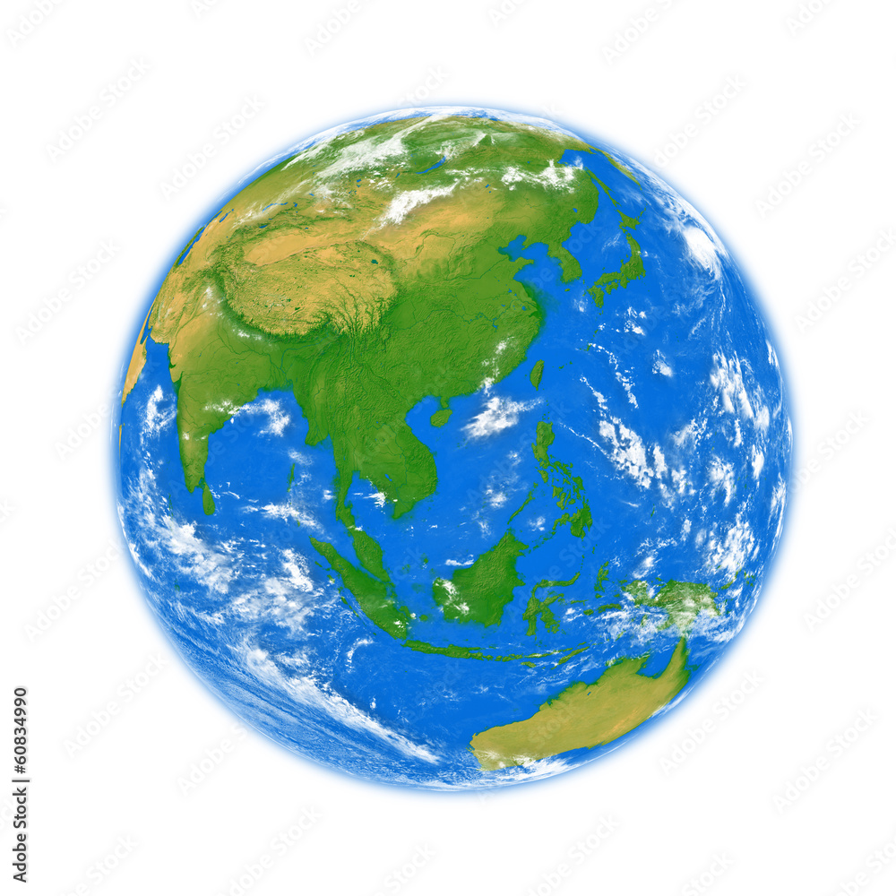 Fototapeta premium Southeast Asia on Earth