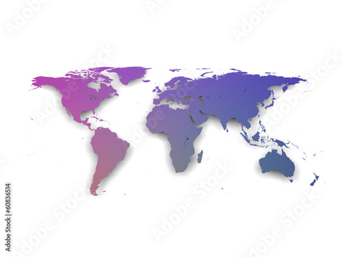 Fototapeta Naklejka Na Ścianę i Meble -  World map