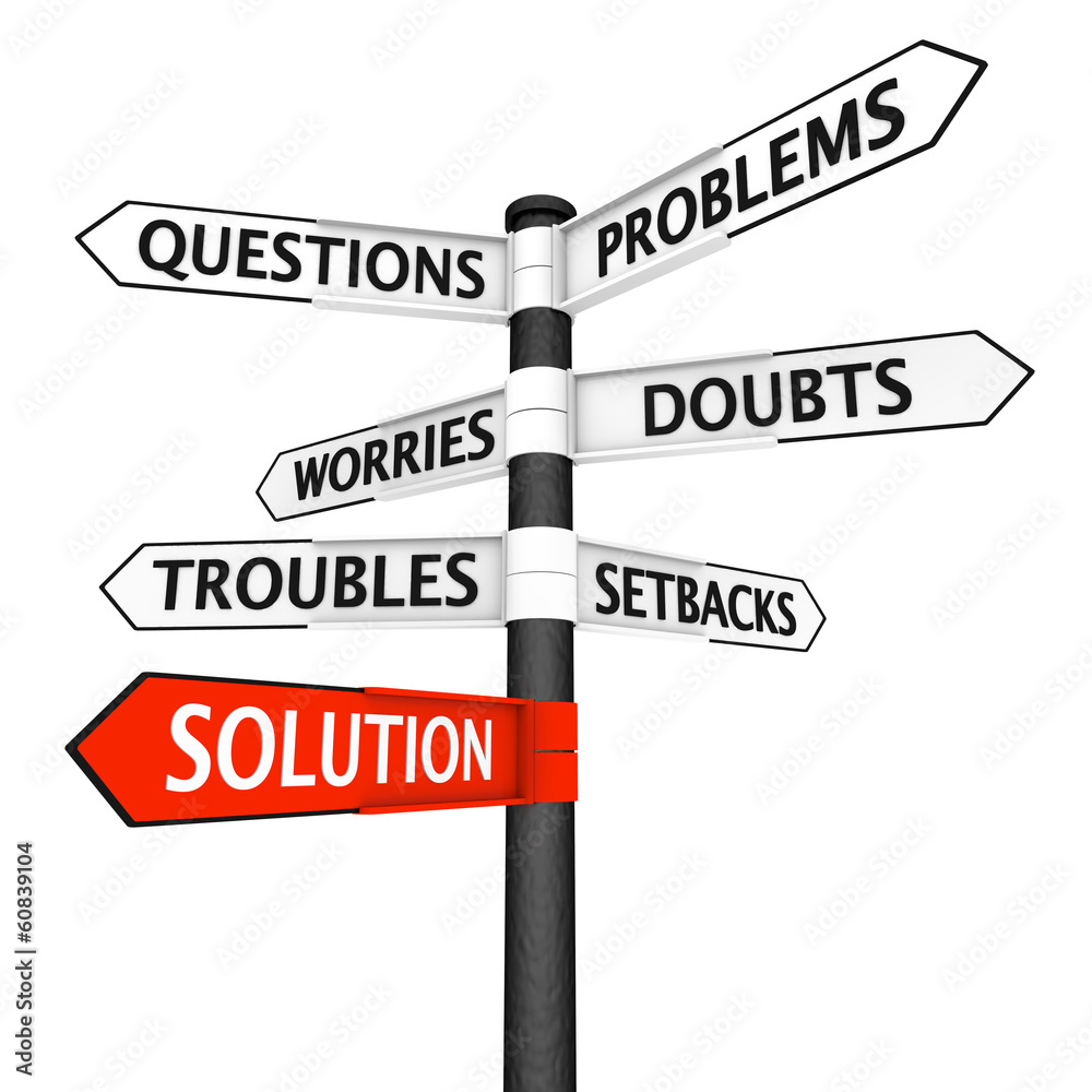 Problems and Solution Signpost Problems and Solution Signpost