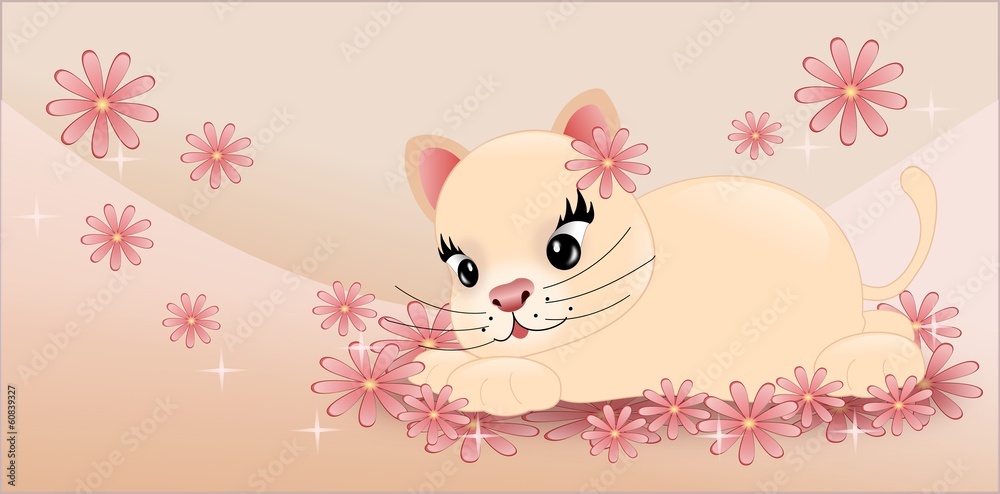 Small pink cat Small pink cat