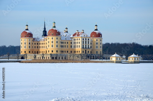 Schloss Moritzburg in der Winterzeit