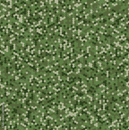 Camouflage background, consisting of hexagons, 5.