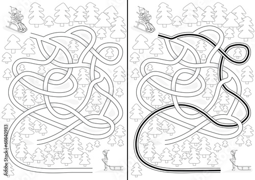 Winter maze