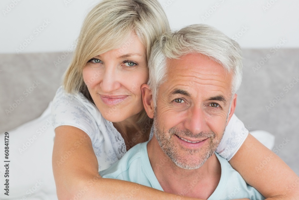 Closeup portrait of a loving mature couple Closeup portrait of a loving mature couple
