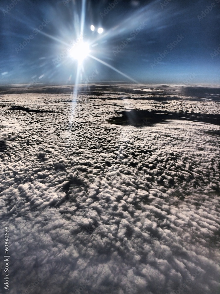 Obraz premium w chmurach