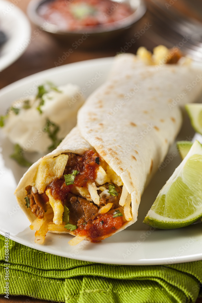Hearty Chorizo Breakfast Burrito Hearty Chorizo Breakfast Burrito