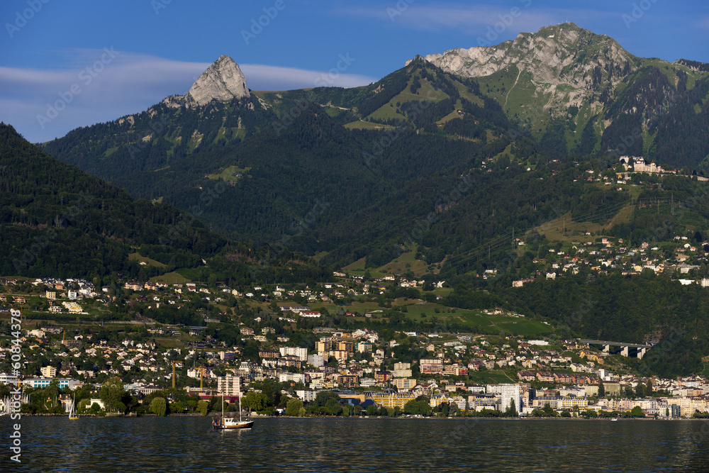 Montreux am  Genfer See, Schweiz