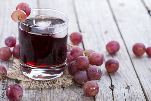 Fotografia Chilled Red Grape Juice