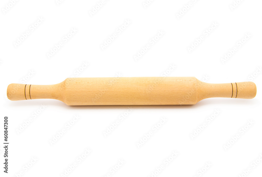 rolling pin and flat dough isolated rolling pin and flat dough isolated