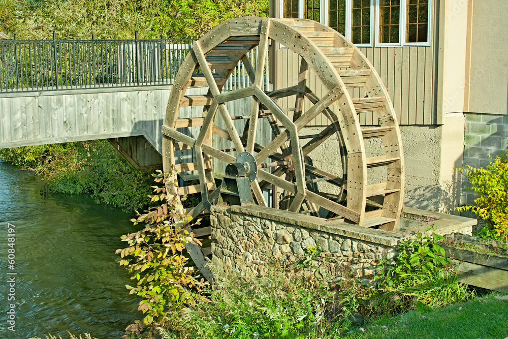 Old Fashioned Water Wheel