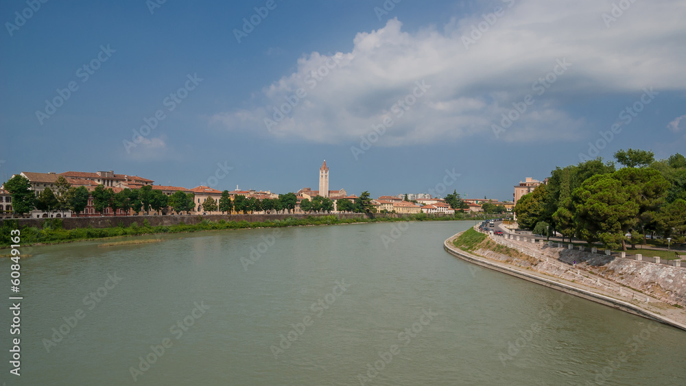 Obraz premium The Adige River