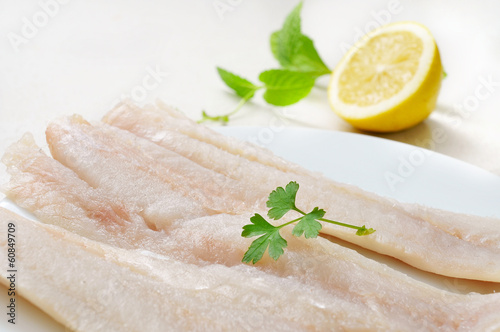 raw pollack fillets