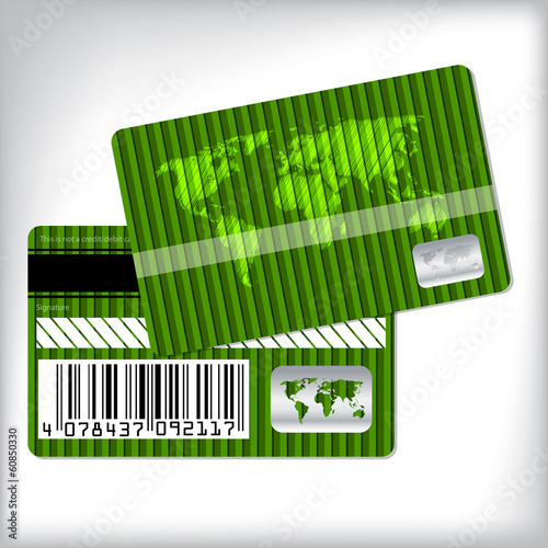 Green loyalty card design