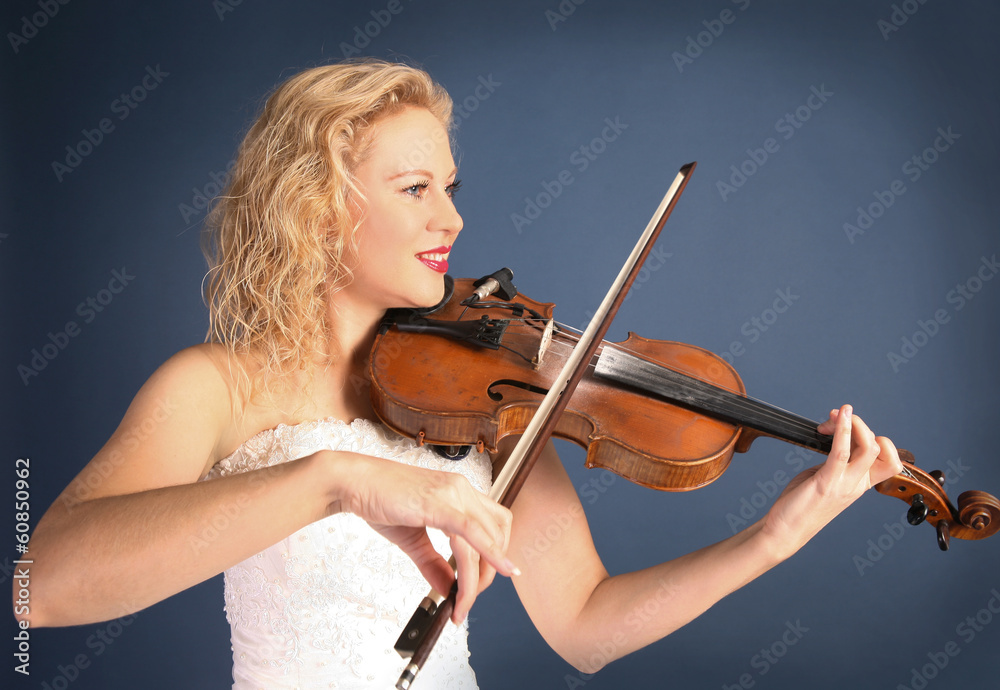 woman with violin