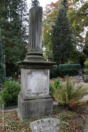 Grab von Levin Schücking auf dem Friedhof in Bad Pyrmont