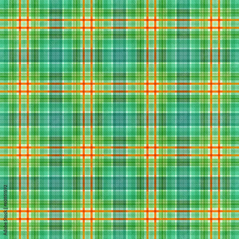 Fototapeta premium green - orange plaid texture