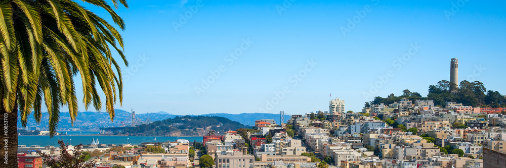 Coit Tower on Telegraph Hill