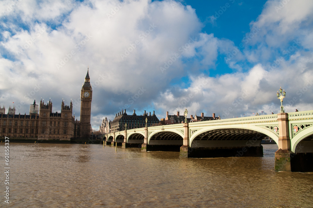 Naklejka premium Parlament i Big Ben