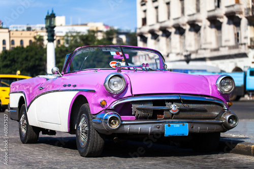 Karibik Kuba Oldtimer in Havanna