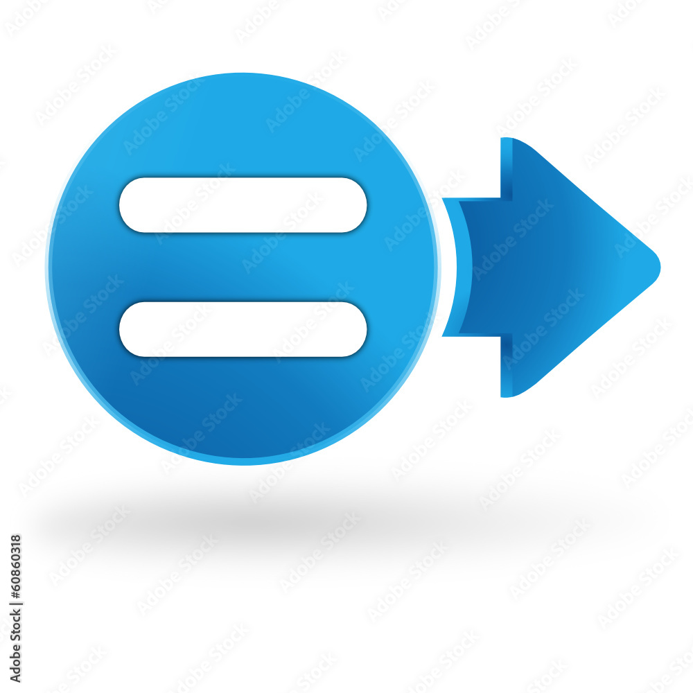 égal graphique sur symbole web bleu égal graphique sur symbole web bleu