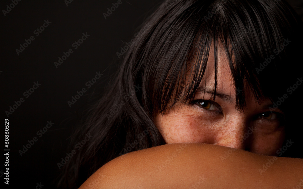 Naklejka premium beautiful asian woman
