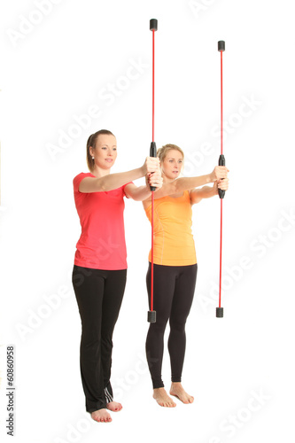 Frauen trainieren