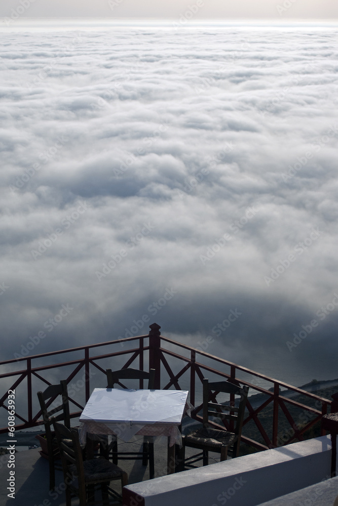 Table above the clouds
