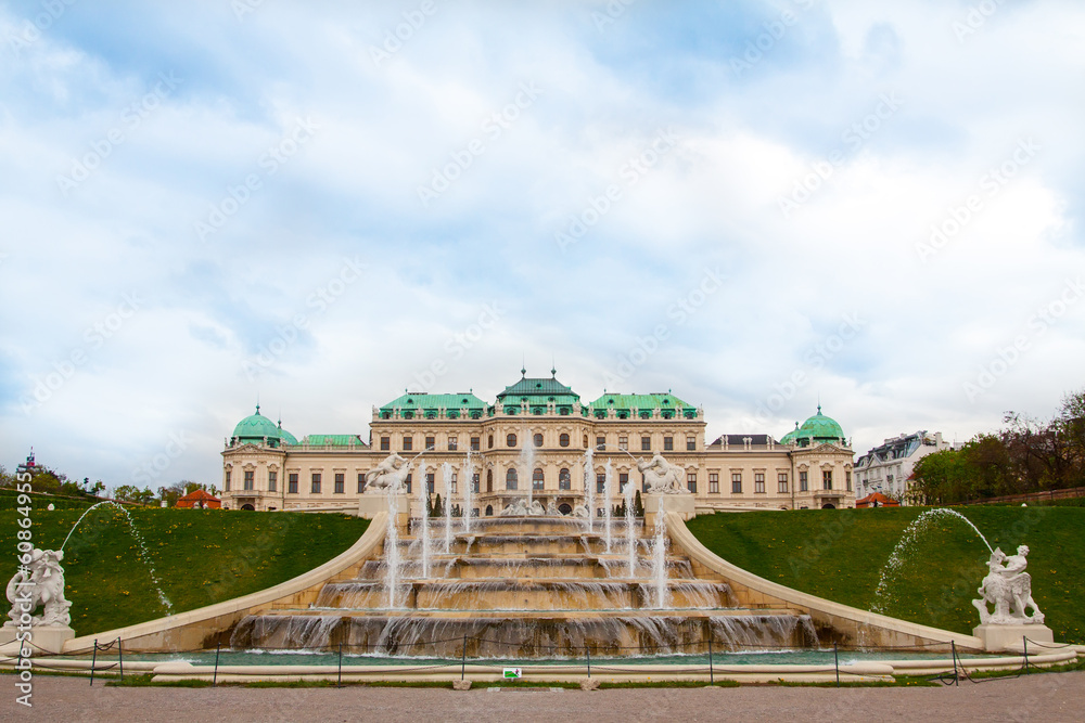 Naklejka premium Belvedere palace Vienna Austria