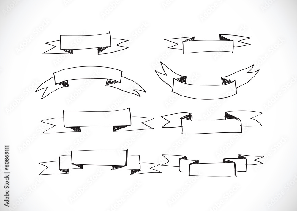 ribbons and labels Vector illustration ribbons and labels Vector illustration