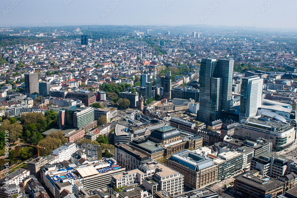 Skyline of Frankfurt, Germany