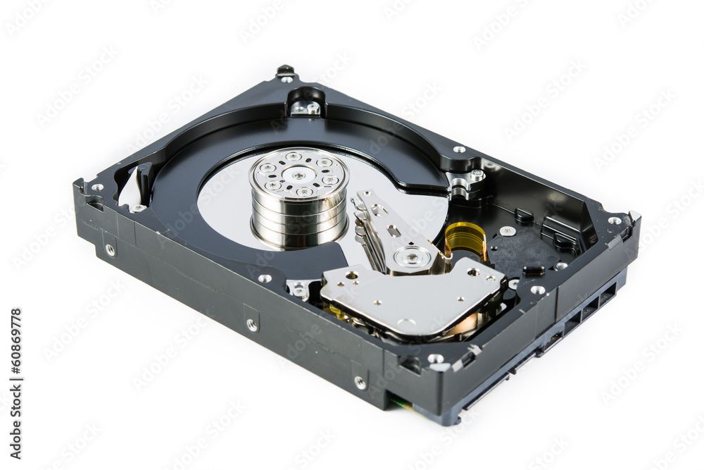 Hard disk isolated Hard disk isolated