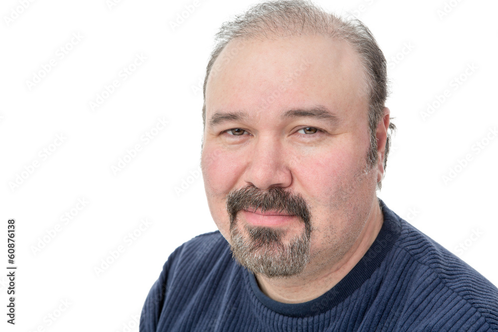 Middle-aged man with a speculative look Middle-aged man with a speculative look