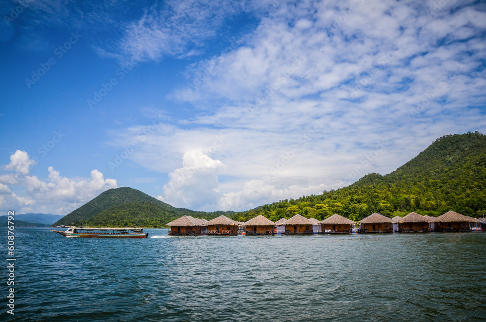 House on lake